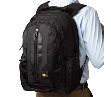 Case Logic Case Logic NYLON PROFESSIONAL BACKPACK 17.3 INCH ZWART