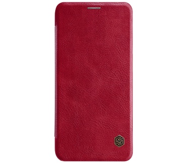 Nillkin Qin PU Leather Book Case - Samsung Galaxy A6 Plus - Rood  Rood