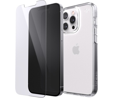 Speck Presidio Perfect Clear + Shieldview Bundle Apple iPhone 13 Pro - with Microban