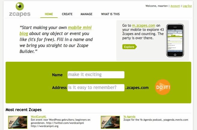 Zcapes - Layar
