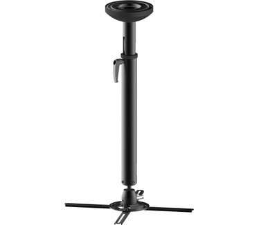 Newstar Universal Projector Ceiling Mount, Height Adjustable (67-90cm) - Black