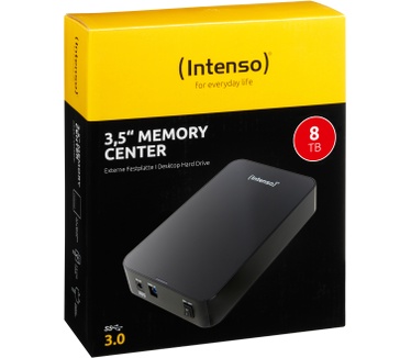 Intenso Memory Center 3.5" USB 3.0 8TB Zwart