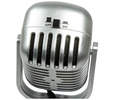 LogiLink microfoon im Retro Style m. voet 3,5mm Stereo (HS0036)