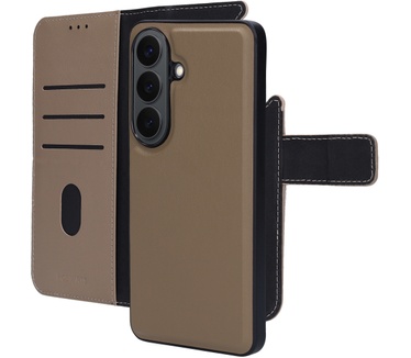 Mobiparts Leather 2 in 1 Wallet Case Samsung Galaxy S26 Taupe