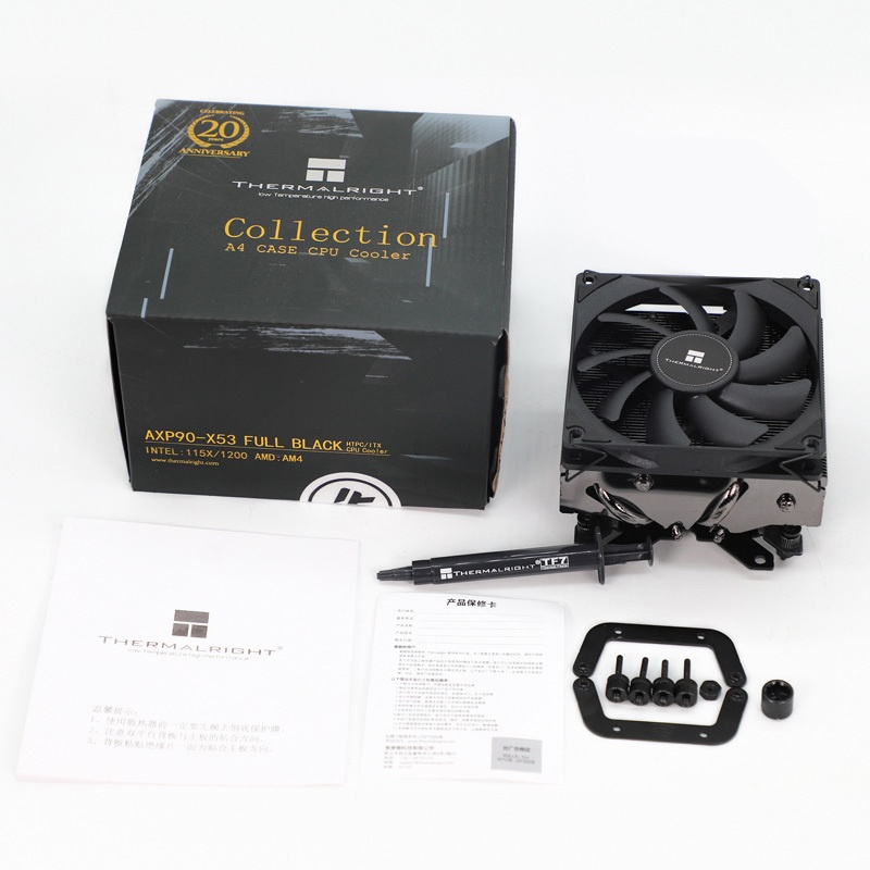Specificaties van Thermalright AXP90-X53 Full Black - Tweakers