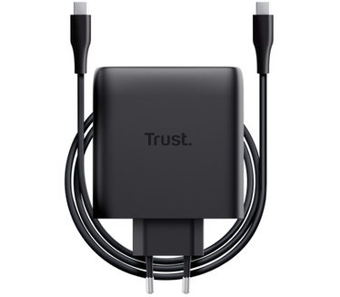 Trust Maxo GaN-oplader van 100 W met 2 USB-C-poorten