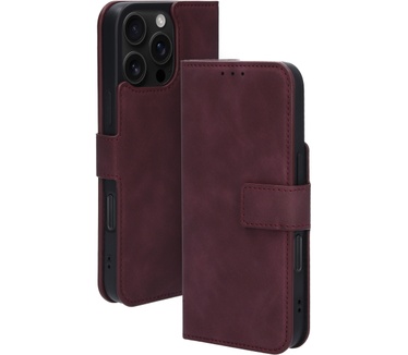 Mobiparts Classic Wallet Case Apple iPhone 16 Pro Max Velvet Red (MagSafe Compatible)