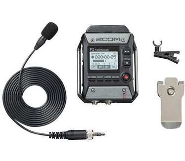 Zoom F1-LP Field Recorder met Lavalier Microfoon
