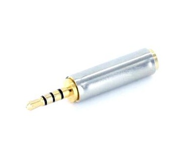 Mobiparts Mini Audio Adapter 3.5 mm (Male) / 2.5 mm (Female)