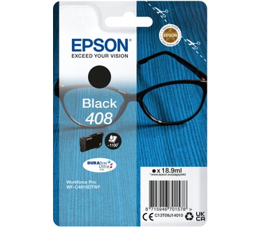 Epson Singlepack Black 408 DURABrite Ultra Ink
