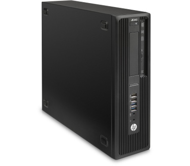 HP DWS BUNDEL Z240 SFF 4Core 3.5GHz CPU, NVIDIA K1200, 16GB geheugen, 256GB SSD (1WV51ET+T7T59AT)