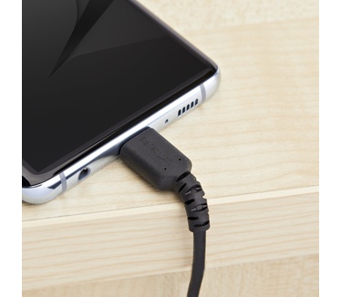 Startech.com USB 2.0 naar USB-C kabel 2m zwart Zwart