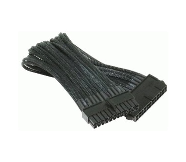 NZXT 24Pin Sleeved Extension Cable,  CB 24P, Zwart