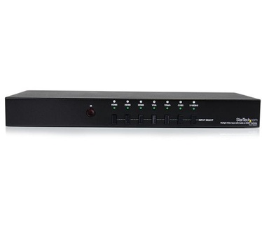 Startech.com Meervoudige Video Ingang met Audio naar HDMI Schakelaar met Schaalaanpassing HDMI / VGA / Component