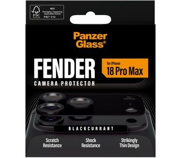 PanzerGlass PanzerGlass® Fender Camera Lens Protector Blackcurrant iPhone 18 Pro Max