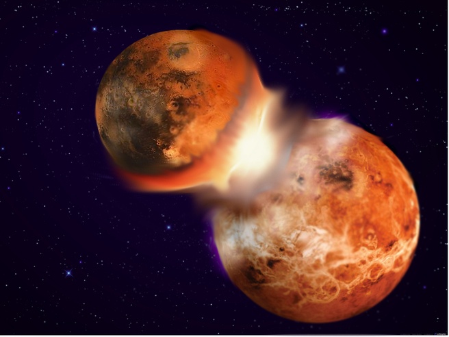credit Hagai Perets maanvorming botsing planeetachtige lichamen planeet aarde