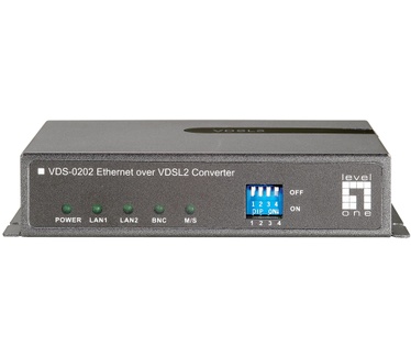 LevelOne Ethernet over VDSL2 Converter, BNC
