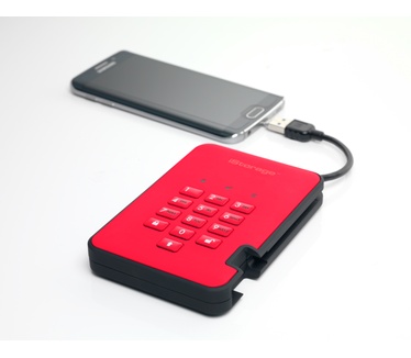 iStorage diskAshur 2 1TB Rood