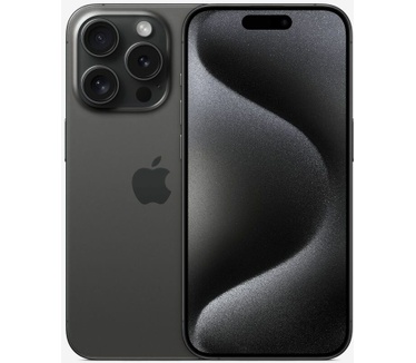 Apple iPhone 15 Pro, 128GB Titanium, Zwart