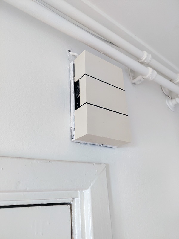 PHYSEN Draadloze signaaluitbreiding voor deurbel, versterker, deurbel en bel, draadloze overdracht voor bestaande deurbel, ideaal voor slaapkamer, zolder en kelder