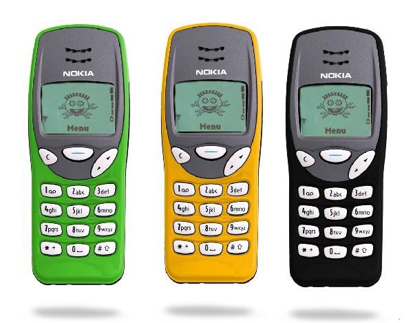 Nokia 3210 zonder bereik, met Henk