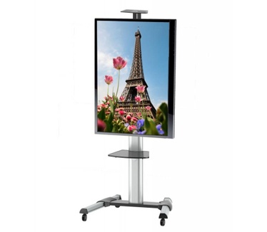 Techly Floor Support Trolley for LCD / LED / Plasma 37-70 with Shelf " ICA-TR15