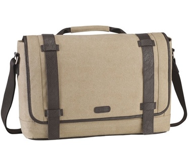 Targus Canvas Laptop Messenger-tas voor heren - Canvas Laptop Messenger 15,6"