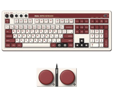 8Bitdo 108 Mechanical Keyboard Fami Ed.