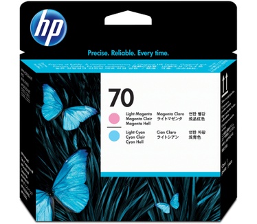 HP 70 Light Magenta and Light Cyan Printhead