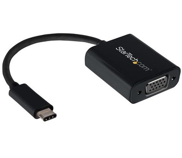 Startech.com StarTech .com USB-C naar VGA Adapter. USB-versie: 3.1, Geslacht USB-connector: Mannelijk, Maximum resolutie: 1920 x 1200 Pixels. Kleur van het product: Wit