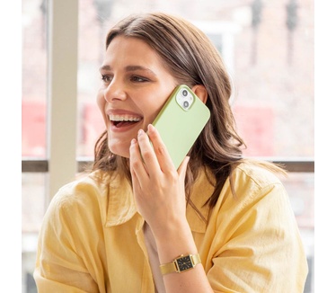 Accezz Liquid Silicone Backcover Samsung Galaxy Z Flip 4 - Groen