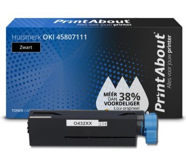 PrintAbout Huismerk OKI 45807111 Toner Zwart