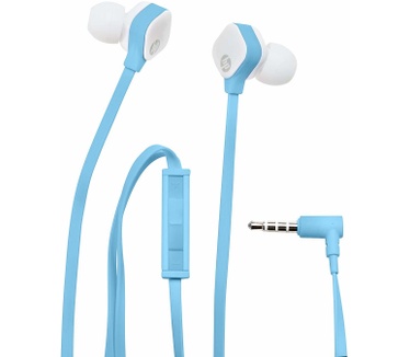 HP H2310 blauwe in-earheadset (Blauw)