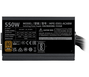 Cooler Master MWE Bronze V3 550W