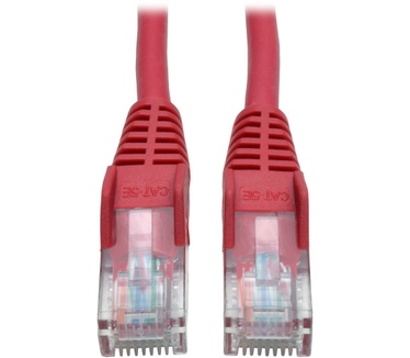 Tripp-Lite Cat5e 350MHz Snagless Molded Patch Cable (RJ45 M/M) - Red, 1.52 m