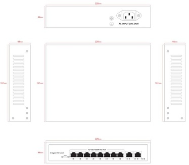 Ernitec ELECTRA-U08-1GB-110W