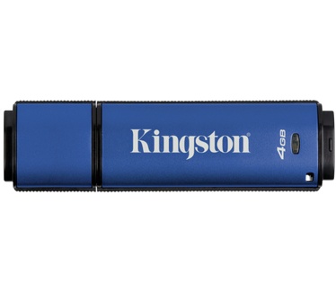 Kingston Vault Privacy 3.0 Management-Ready 4GB Blauw