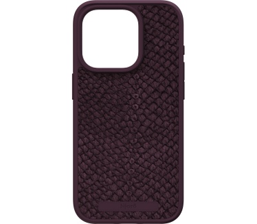 Njord byElements Salmon Leather Magsafe Case for iPhone 15 Pro, Rust