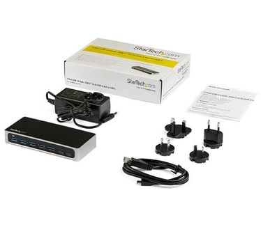 Startech.com 7 poorts USB-C hub USB-C naar 5x USB-A en 2x USB-C USB 3.0 hub