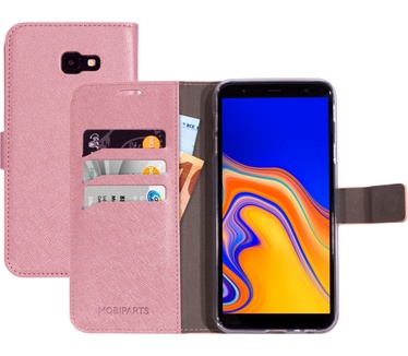 Mobiparts Saffiano Wallet Case Samsung Galaxy J4 Plus (2018) Pink