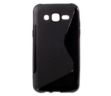 qMust S-Style TPU Case Samsung Galaxy J5 - zacht rubberen hoes - zwart