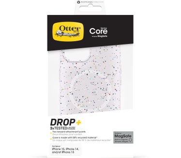 Otterbox Core Series voor Apple iPhone 15, Sprinkles (iPhone 15) Wit
