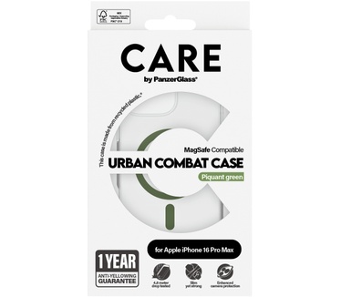 PanzerGlass CARE by PG Green MagS iPhone16 6.9 Pro (Apple - iPhone 2024 6.7'' Pro) Transparant