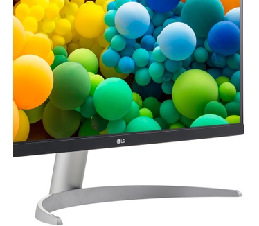 LG 27UP600-W Zilver, Zwart