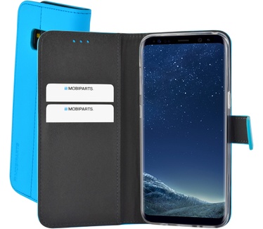Mobiparts Premium Wallet TPU Case Samsung Galaxy S8 Light Blue