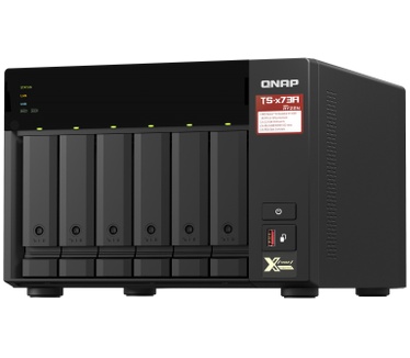 QNAP TS-673A, Seagate IronWolf schijven, 48TB
