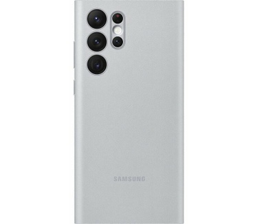 Samsung Galaxy S22 Ultra - LED Wallet Case EF-NS908PJ - Grijs Grijs