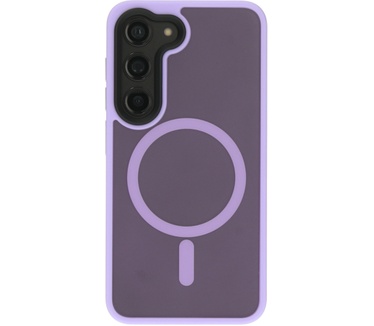 Mobiparts Hardcover Samsung Galaxy S23 Satin Lila (Magsafe Compatible)
