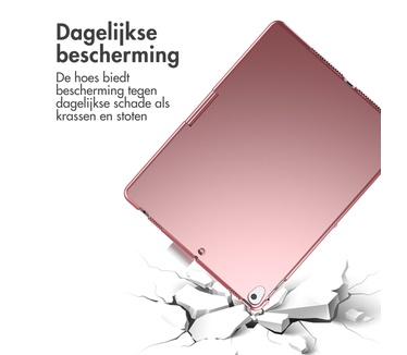 Accezz 360 Slim Keyboard Bookcase iPad 10.2 (2019/2020/2021) / Air (2022/2020) / Pro 10.5 - Rosé Goud