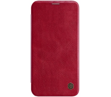 Nillkin Qin PU Book Case - Apple iPhone 12/12 Pro (6.1") - Rood Rood